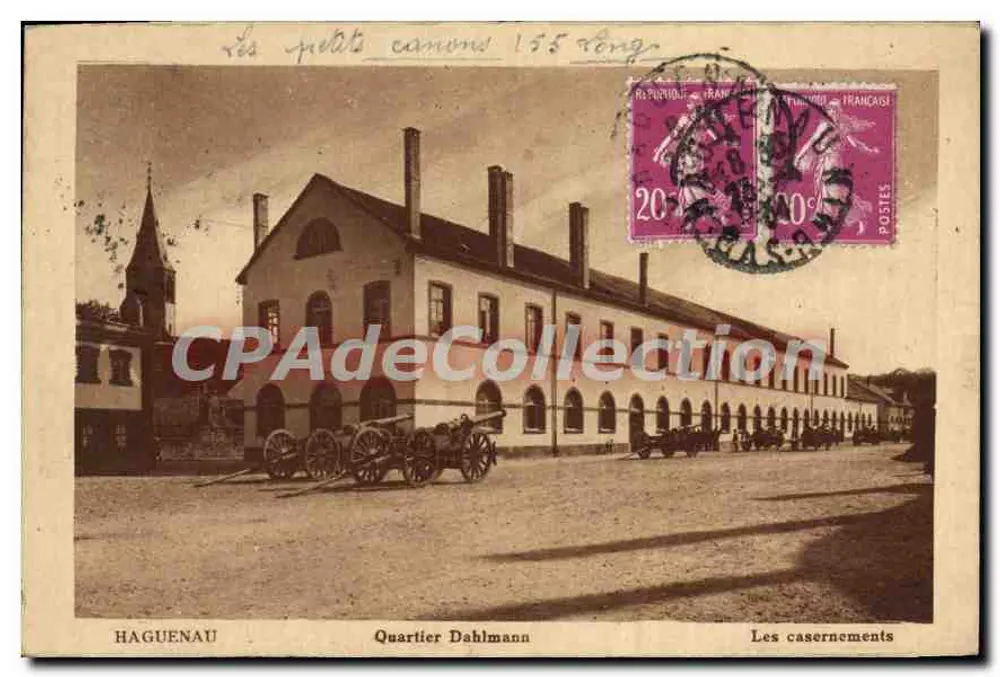 Haguenau — Barrio Dahlmann — Los casernamientos - Anverso