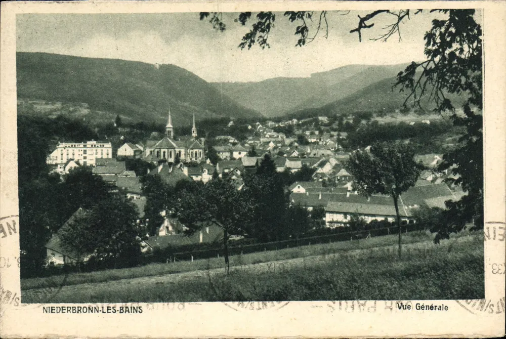 Niederbronn-les-Bains — Vista Geral — Edit. N. Nagel - Frente