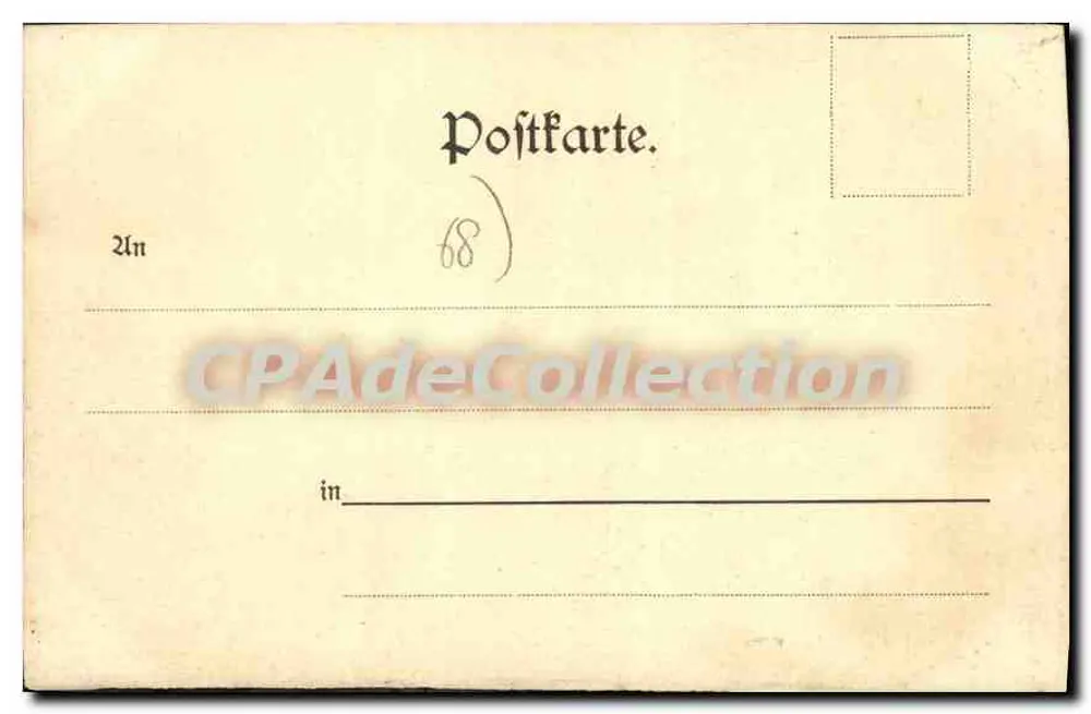 Mulhouse — Prefeitura — C. Simendinger editor Mulhouse - Verso
