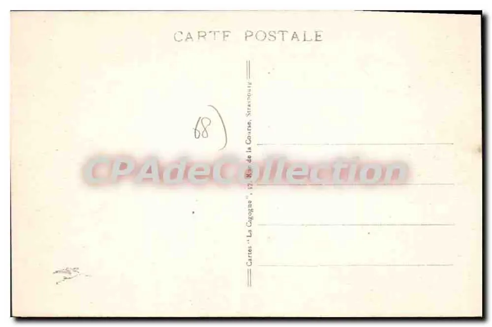 Sainte-Marie aux Mines — Vista geral — Cartas 'La Caproise', Strasbourg - Verso