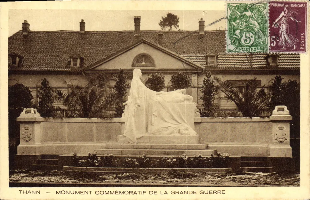 Thann — Gedenkmonument des Großen Krieges — Braun & Cie, Imp. Édit. Dornach - Vorderseite
