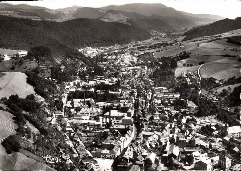 Sainte-Marie-aux-Mines — Luftbild Panoramablick — Éditions Comber, n° 110-50 A - Vorderseite