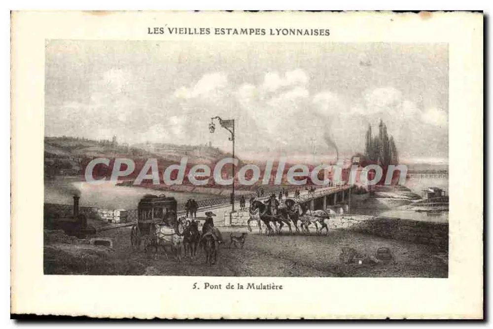 Brücke der Mulatière — Lyon — S. Farges, Verlag - Lyon, n°5 - Vorderseite