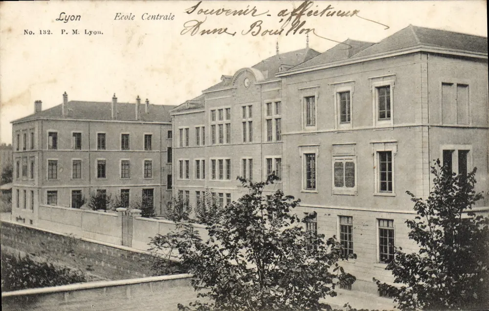 Lyon — Szkoła Centralna — P. M. Lyon, nr 182 - Awers