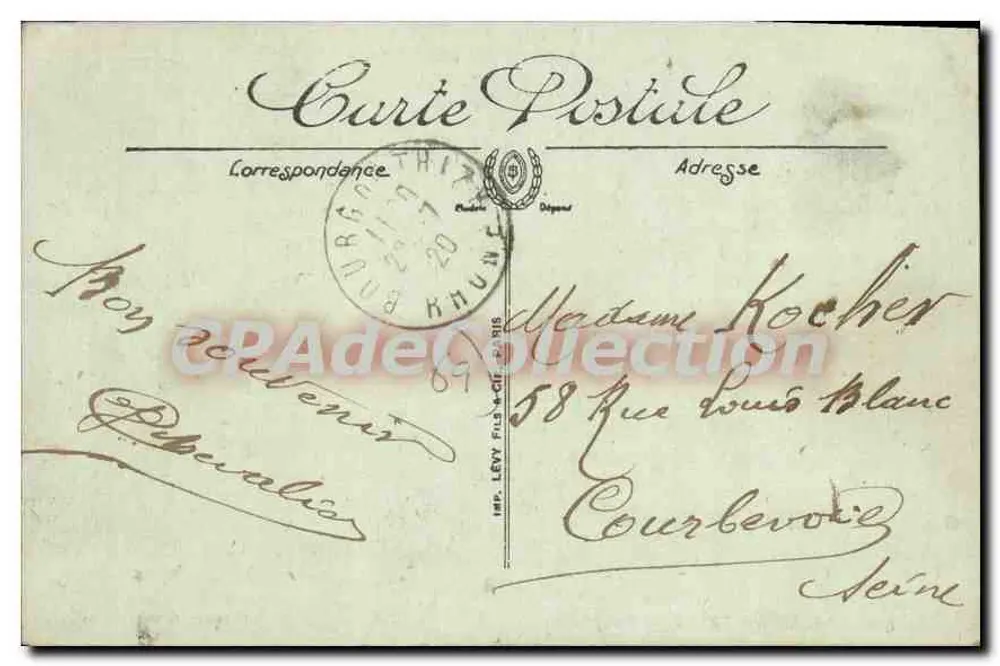 Bourg de Thizy — Vista generale — Chadier, Editore, Thizy - Verso