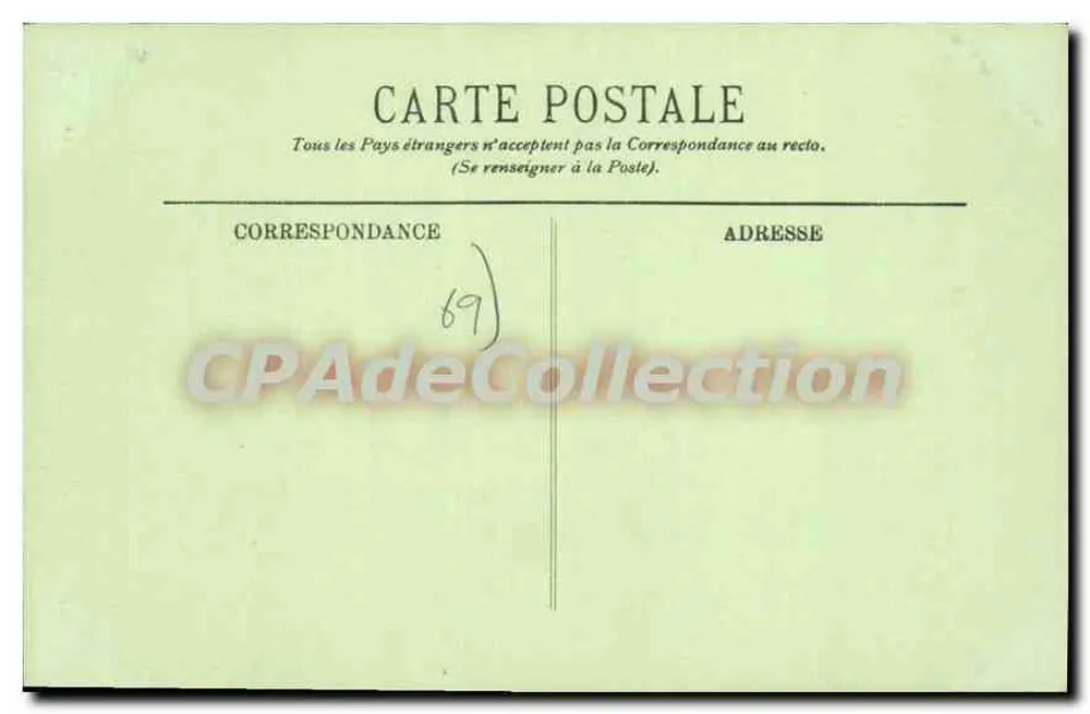 Villefranche-sur-Saône — Notre-Dame-des-Marais und Rue Nationale — L.L. - Rückseite