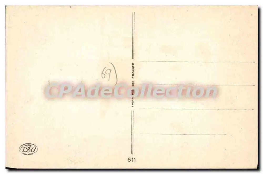 Kinder im lyonsischen Kostüm — Verlag CPADeCollection, n° 611 - Rückseite