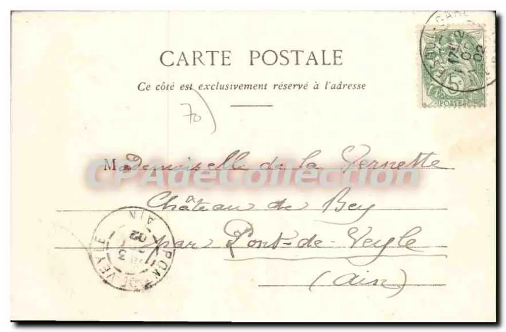 Vesoul — Vista geral — Burnot, Goffin & Parlamain, n° 107 - Verso