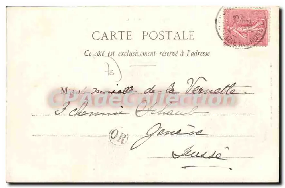 Luxeuil — No parque — Imp. A.D. Werk, Sion (Suíça) N° 1619 - Verso