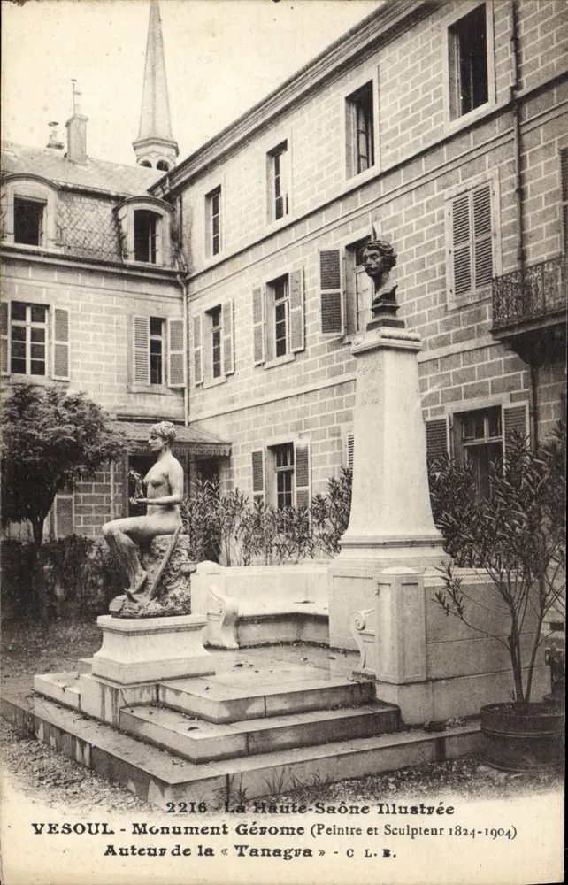Vesoul - Gérome-Denkmal — Bildhauer und Maler 1824-1904 — La Haute-Saône Illustrée - Vorderseite