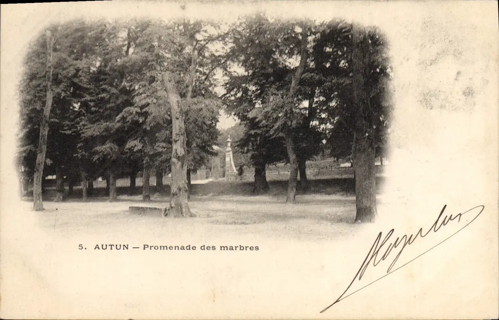 AUTUN — Promenade dos mármore — Magyrlus - Frente