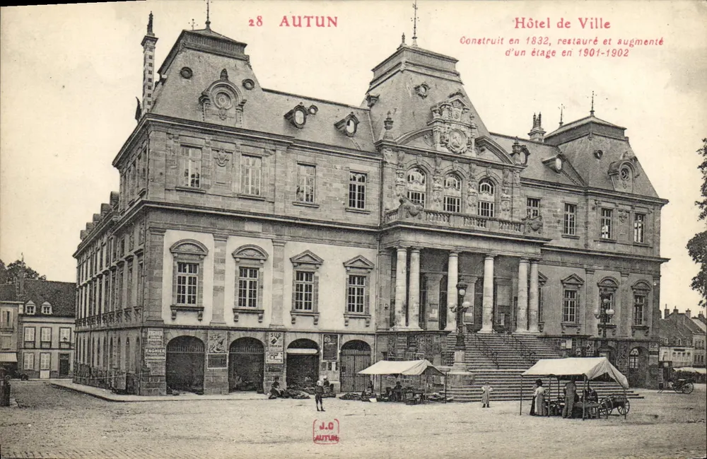 Autun — Rathaus — J.O. Autun, Nr. 28 - Vorderseite