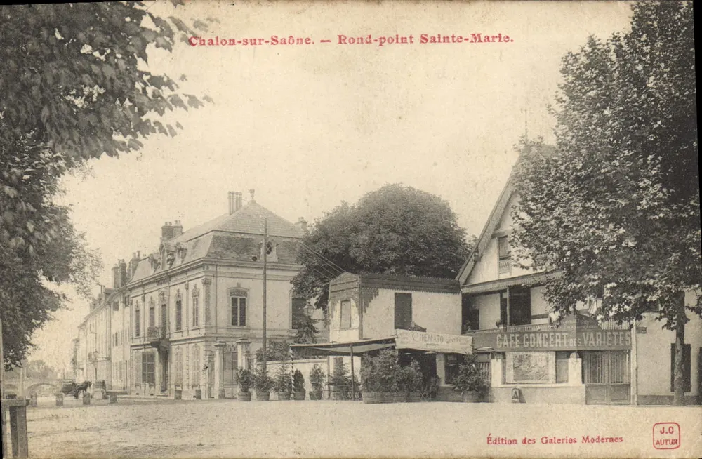 Chalon-sur-Saône — Rotunda de Sainte-Marie — Edição das Galerias Modernas - Frente