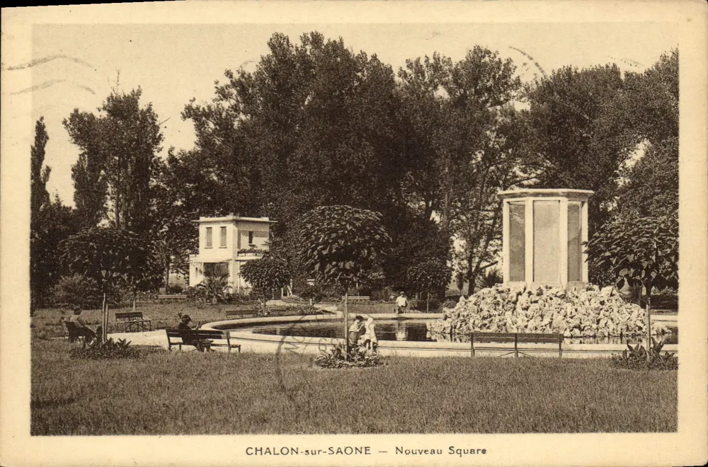 Chalon-sur-Saône — Novo Square — Editor não identificado, número de série não visível - Frente