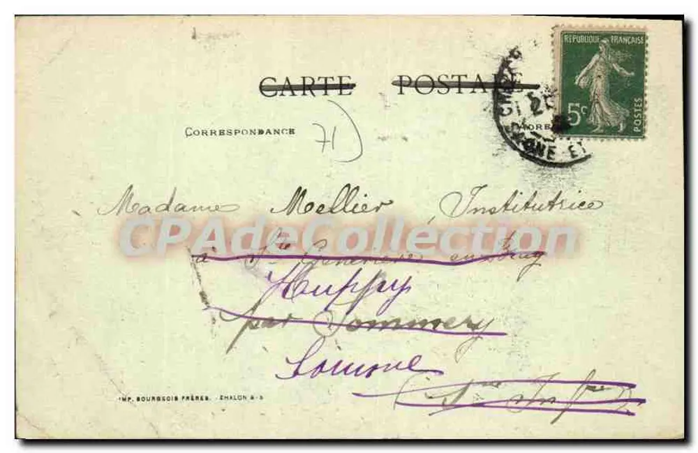 Chalon-sur-Saône — Ansicht vom Pont des Données — B.F. Chalon s.S. - Rückseite