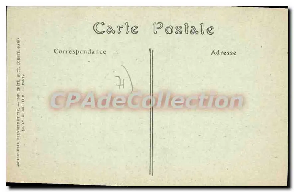 Cluny — Coteau e bairro de St-Mayeul-les-Collines ao norte. - Verso