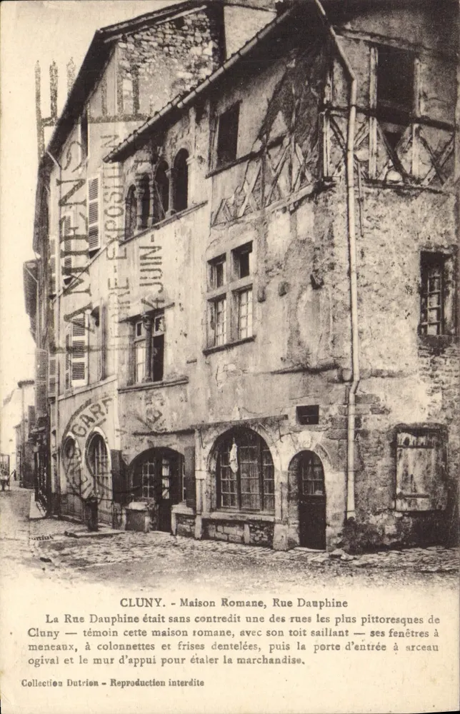 Cluny - Casa Romana, Rue Dauphine — Coleção Dutrion - Frente