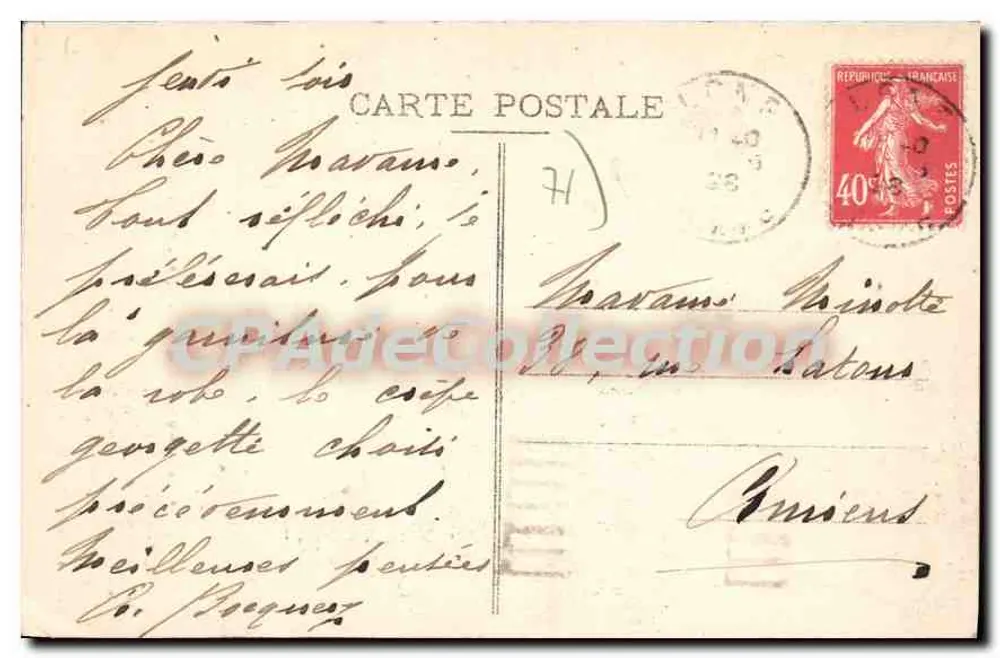 Cluny - Casa Romana, Rue Dauphine — Coleção Dutrion - Verso