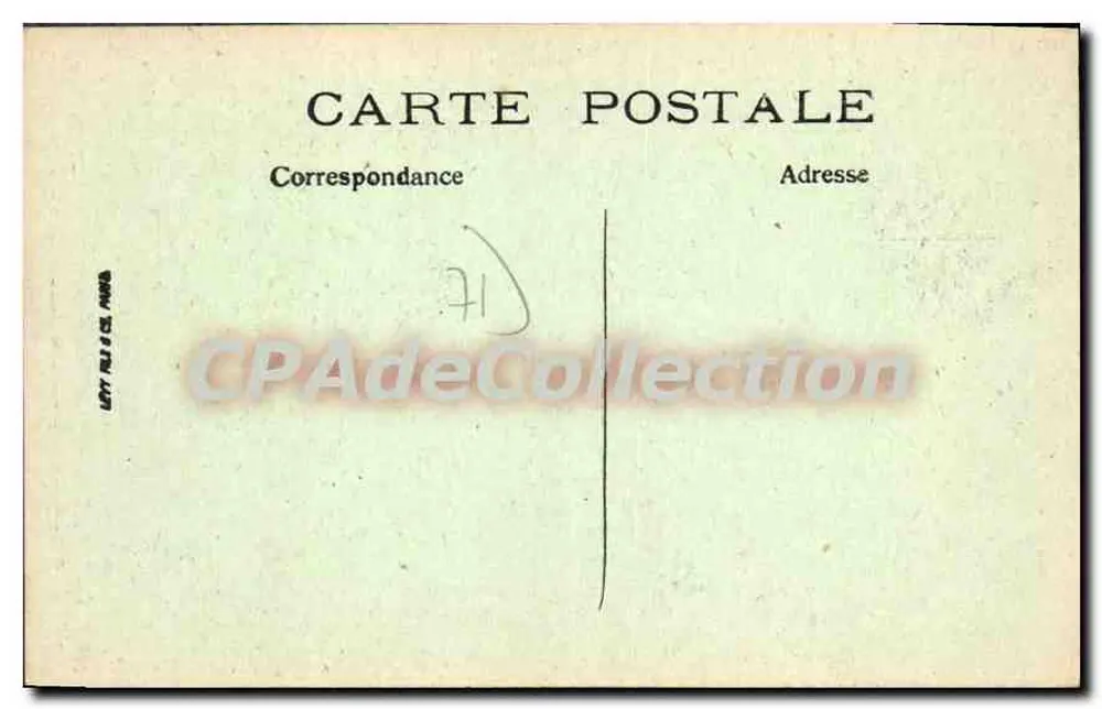 Paray-le-Monial - Denkmal für die Toten der Vaterlandsliebe — LL, n° 2203 - Rückseite