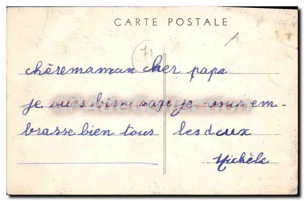 Montceau-les-Mines (S.-et-L.) — Die Quais und der Canal du Centre — Combier Imp. Macon - Rückseite