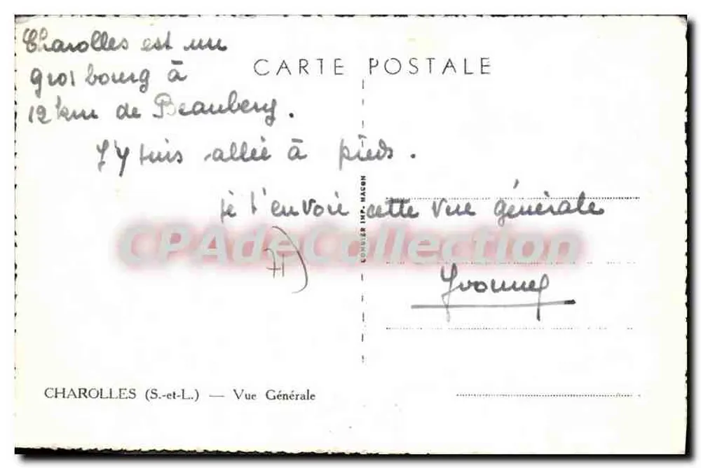 Charolles — Vista Geral — Editor Pim - Verso