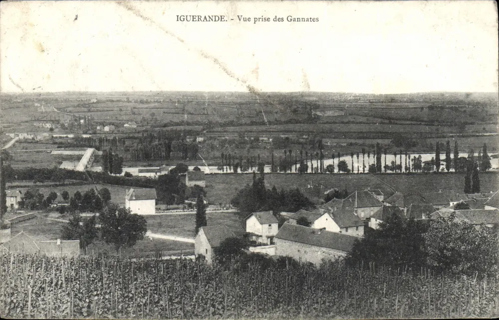 Iguerande — Ansicht vom Gannates — unbekannter Verlag - Vorderseite