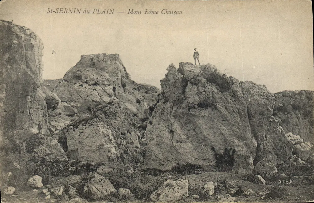 St-SERNIN du-PLAIN — Mont Rôme Château — Editore : 9554 - Recto
