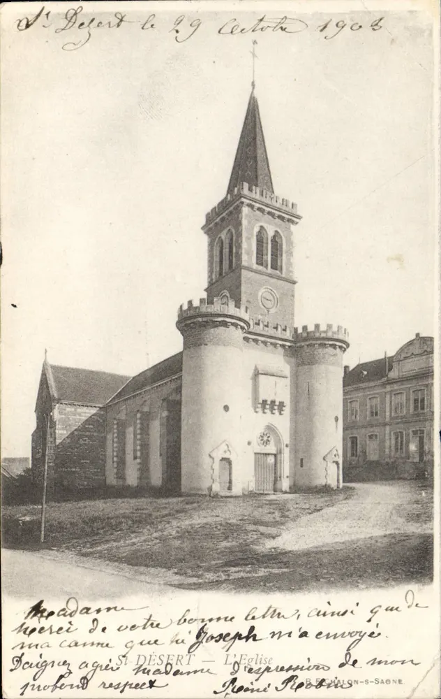 Saint-Defort — Igreja — B. PONTEY - SAGNE - Frente