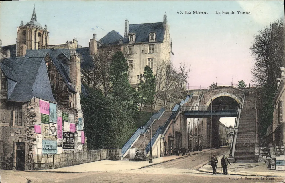 Le Mans — A base do Túnel — Foto J. Bouveret - Frente