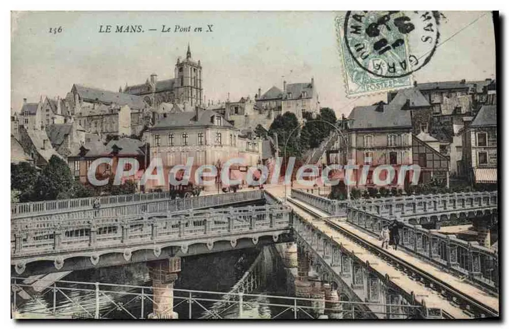 Le Mans — O Ponte em X — Editor desconhecido, n° 136 - Frente