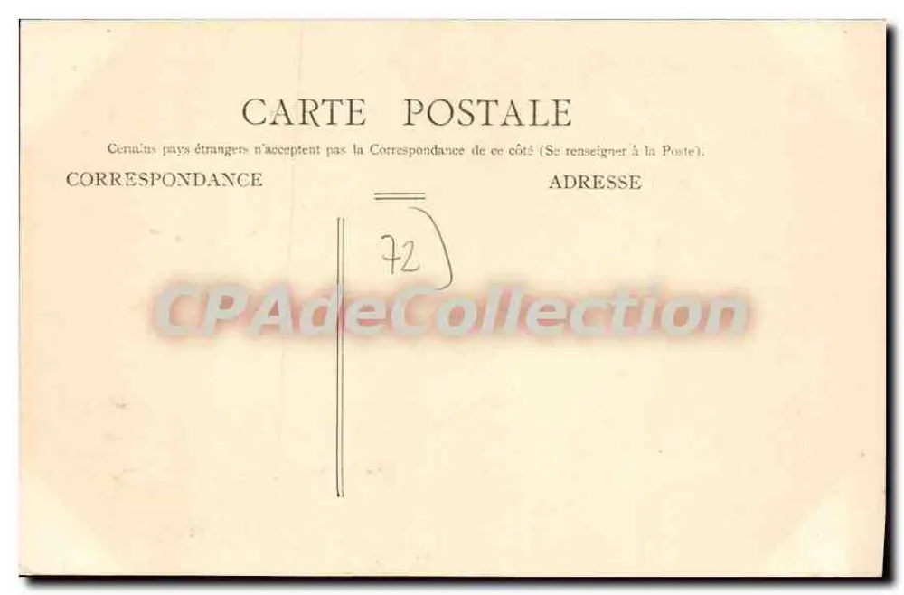 LE MANS — O Ponte de Ferro. — Bilhete postal antigo de Collection, n°3 - Verso