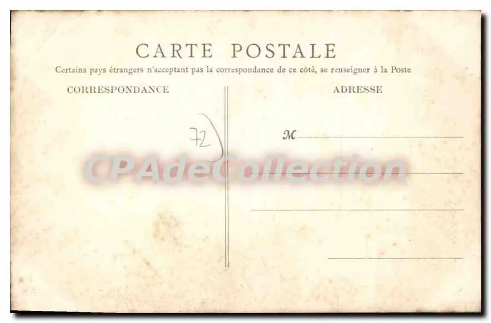 O Velho Mans — Escadaria da Pierre de Tucé — n°65 - Verso