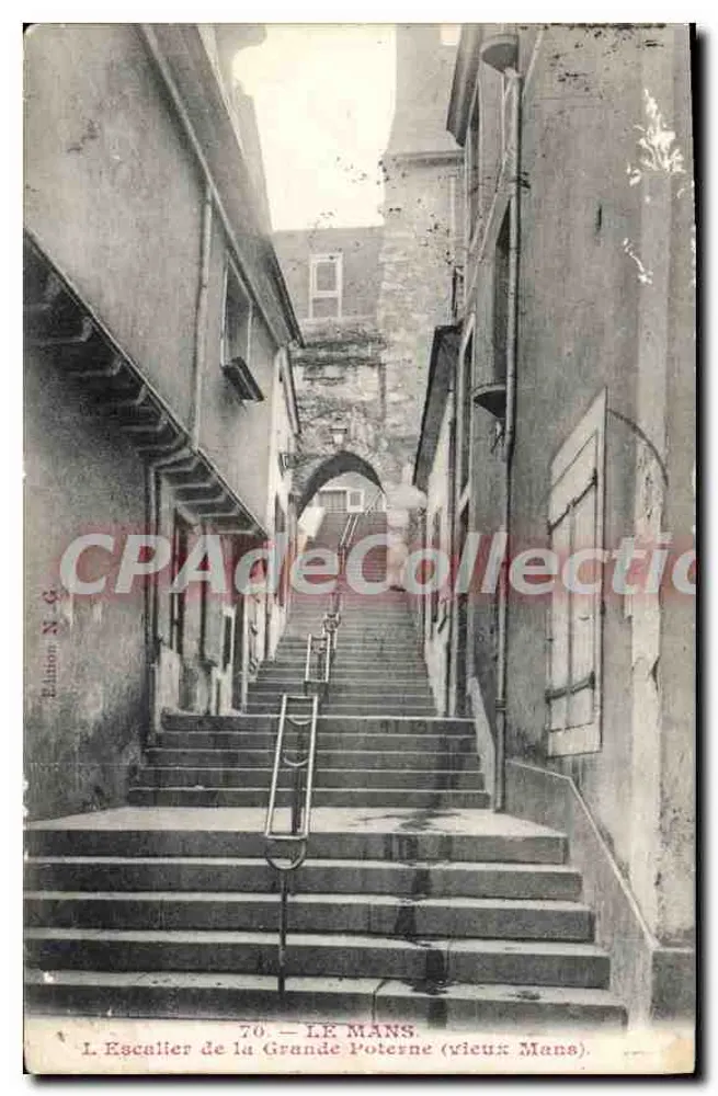 A Escada da Grande Porta (velho Le Mans) — Le Mans — Edição N.C. n°70 - Frente
