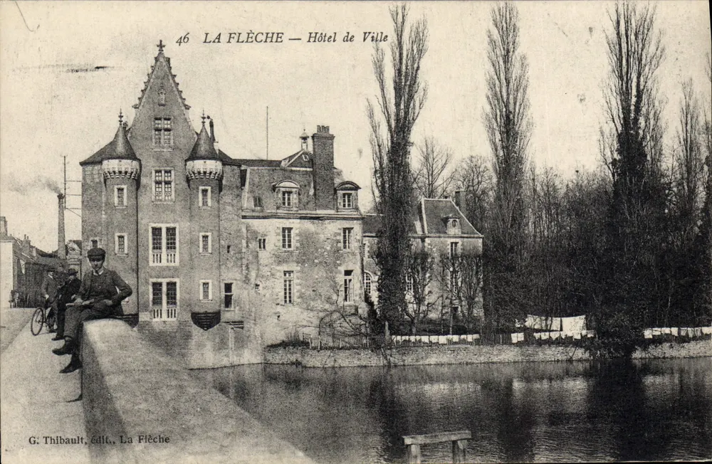 La Flèche — Hotel de Ville — G. Thibault, editora - Frente