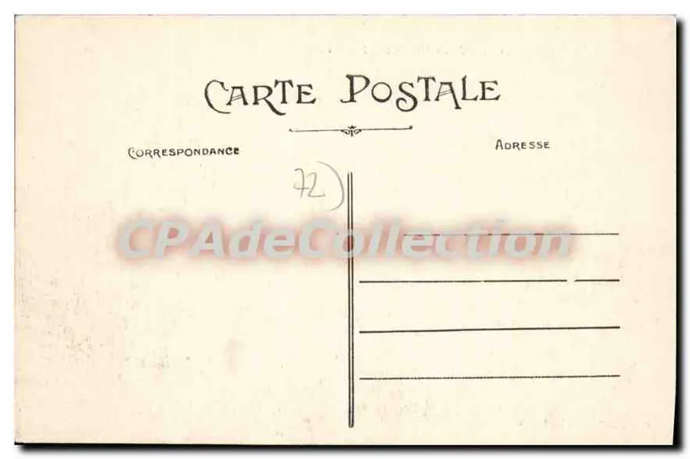 La Flèche — Hotel de Ville — G. Thibault, editora - Verso