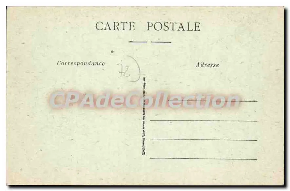 La Fleche — Douve no Prytanée Militaire — n° 328 - Verso