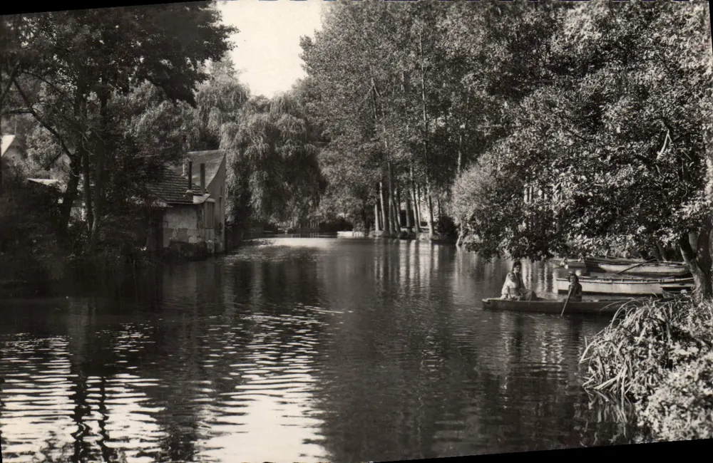 La Chartre-sur-le-Loir — As margens do Loir — R. Gallois, Ruell-Malmaison - Frente