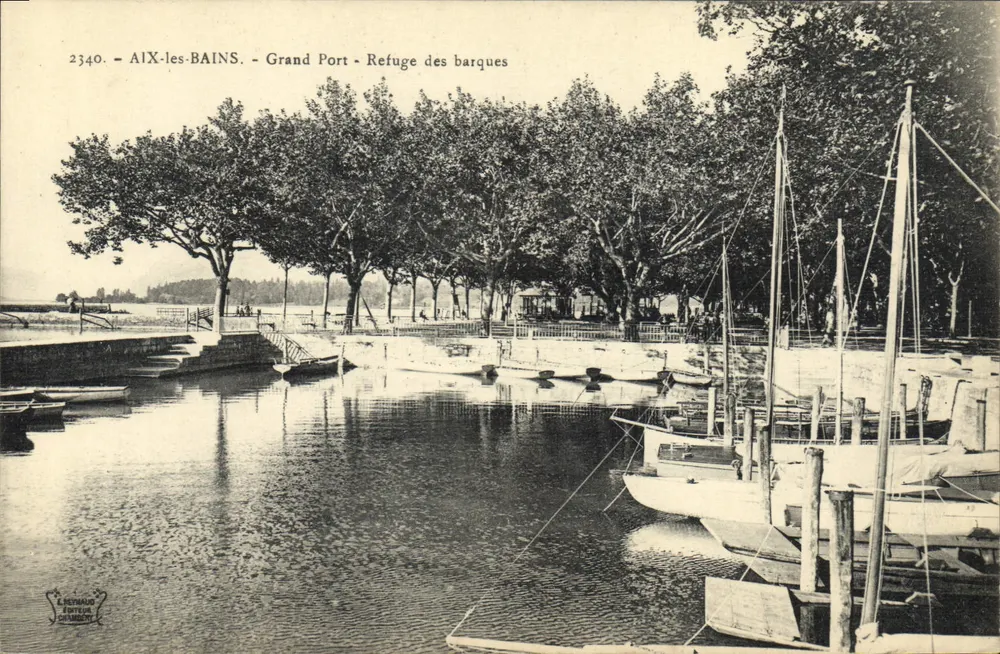 AIX-les-BAINS - Grand Port - Refuge des barques — E. MÉPHAUD, VERLEGER, N° 2340 - Vorderseite