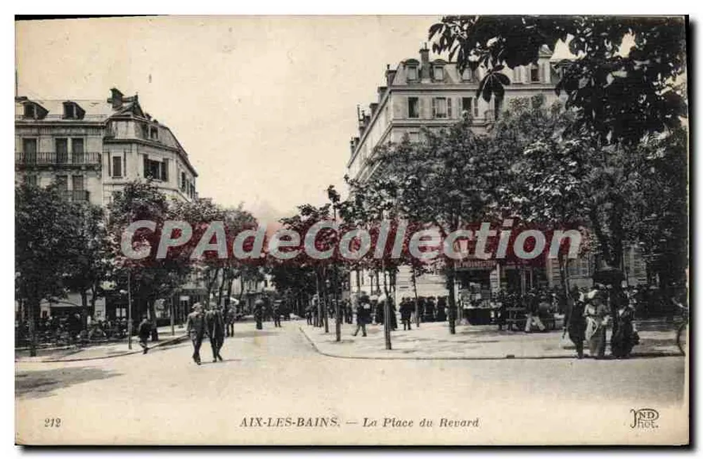 AIX-LES-BAINS — A Praça do Revard — IND Hot. n° 212 - Frente