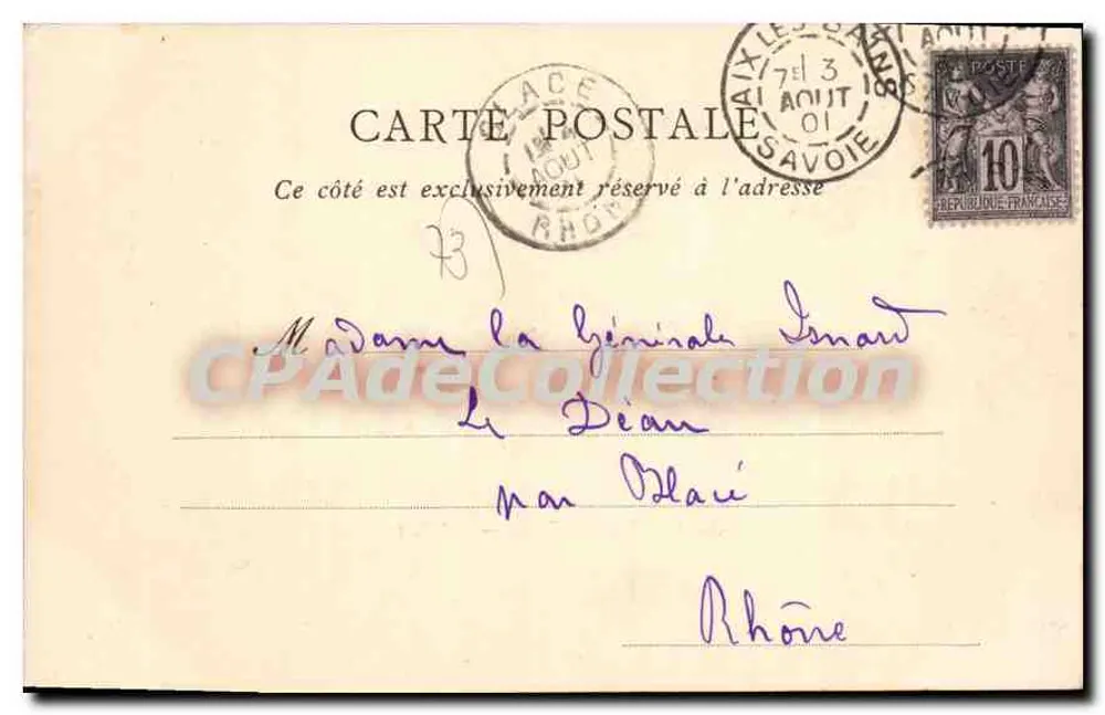 Aix-les-Bains — Salle de Jeu de la Villa des Fleurs — ND Phot - Rückseite