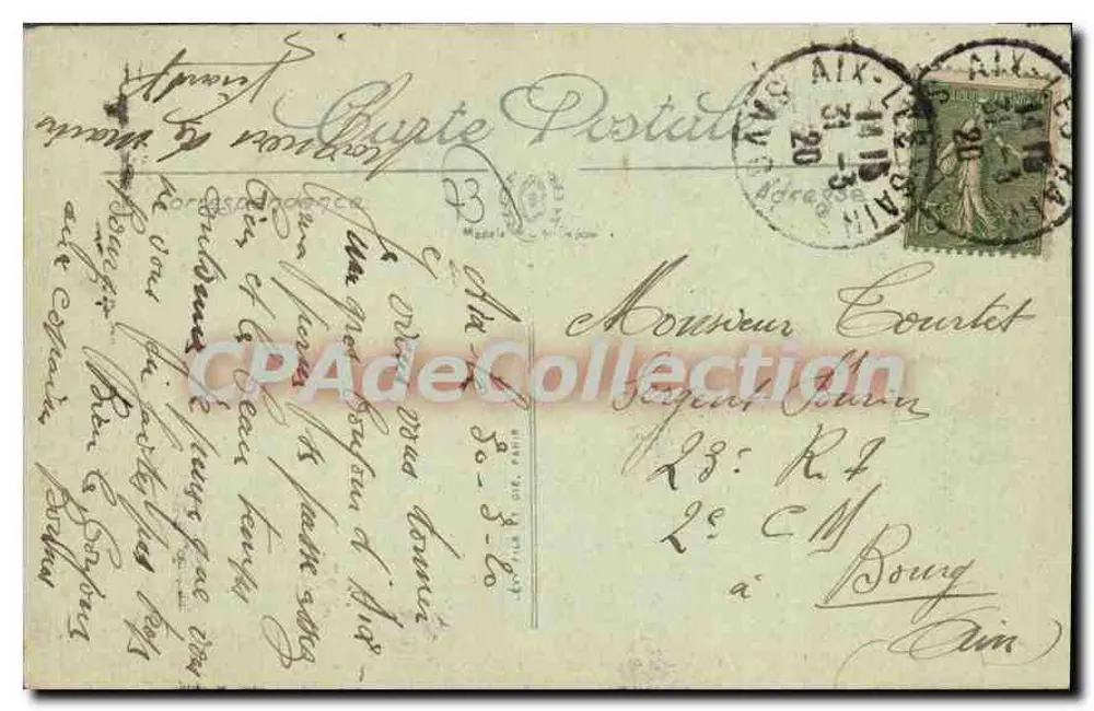 Aix-les-Bains — See Bourget — Grand Port — Séleucia, n° 116 - Rückseite