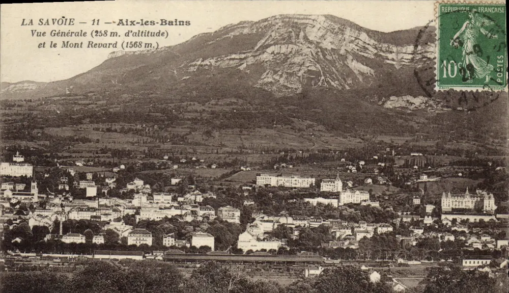 Aix-les-Bains — Vista Geral e o Mont Revard — La Savoie, n°11 - Frente