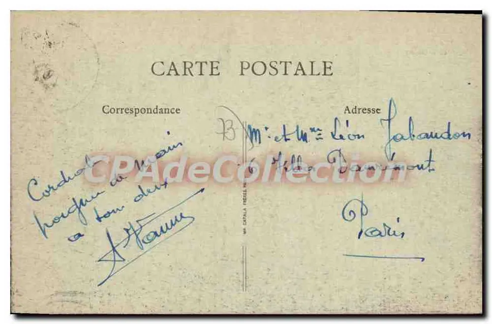 Aix-les-Bains — Vista Geral e o Mont Revard — La Savoie, n°11 - Verso