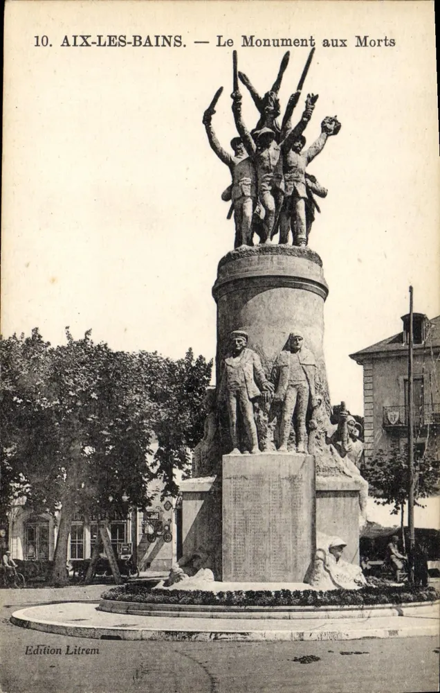 Aix-les-Bains — O Monumento aos Mortos — Edição Litrem - Frente