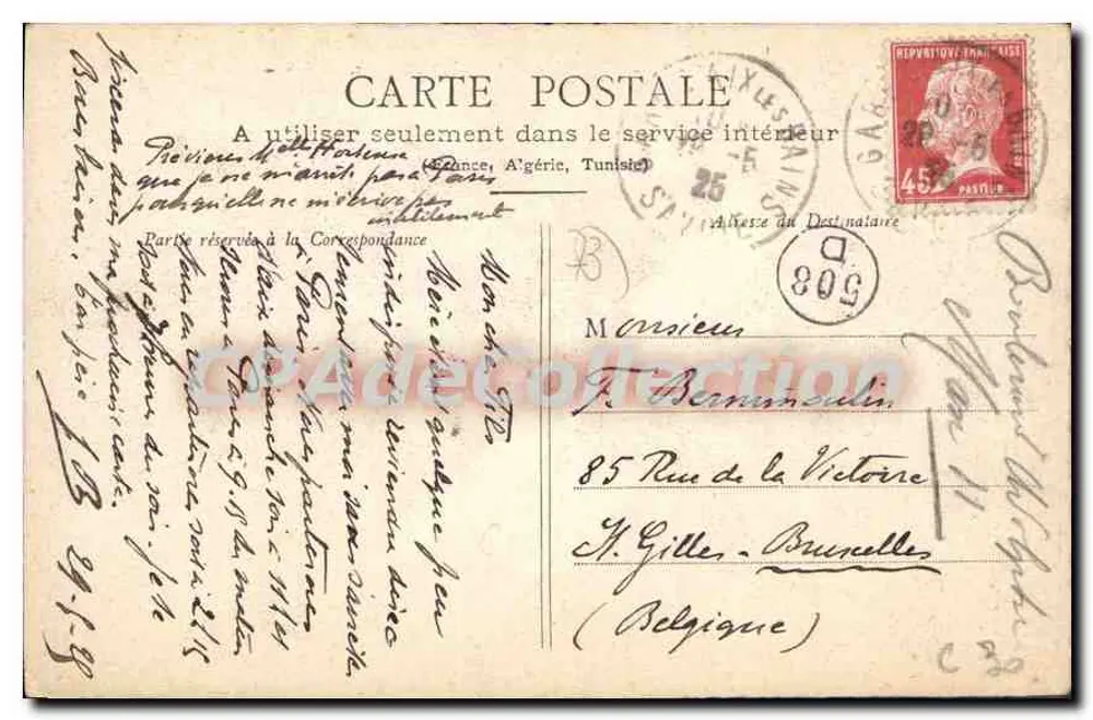 Aix-les-Bains — Gorges do Sierroz — G. Sauvage - Verso