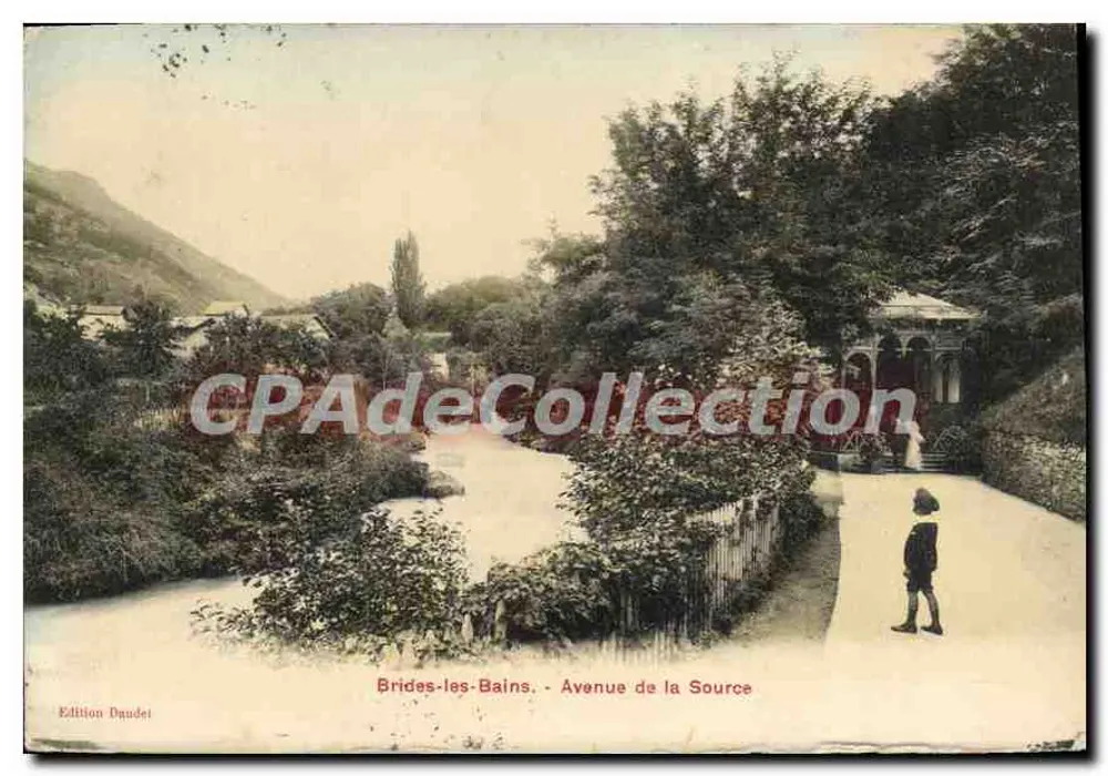 Brides-les-Bains — Aleja Źródła — Wydawnictwo Dandet - Awers