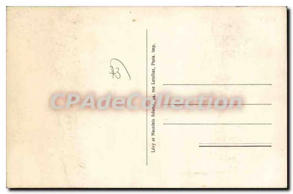 Chambéry — Rue de Boigne — LL. n°138 - Verso