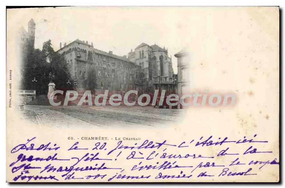Chambéry - O Castelo — editor Anney, n° 68 - Frente