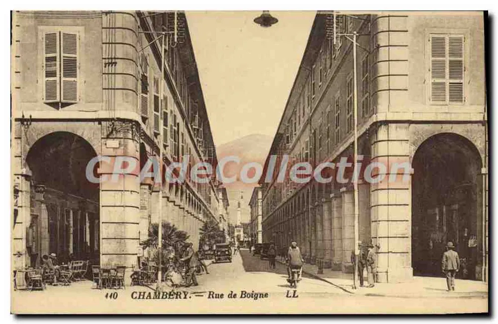 Chambéry — Rue de Boigne — LL - Frente