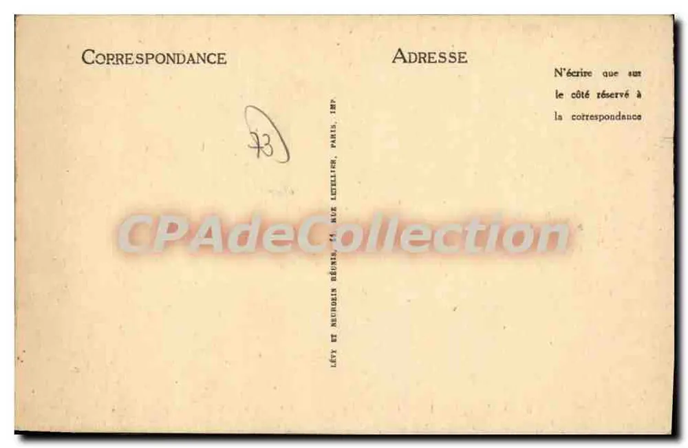 Chambéry — Rue de Boigne — LL - Verso